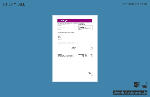 Beispielrechnung der lettischen Renfe (Lettland)
